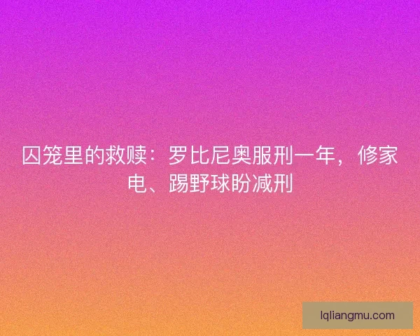 囚笼里的救赎：罗比尼奥服刑一年，修家电、踢野球盼减刑